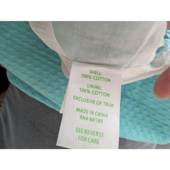 Lilly Pulitzer Janice Shift Dress - Size 2 - Aqua Blue GUC - Picture 6 of 6